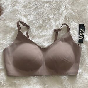 VSX Elevate Stretch-Comfort Sports Bra Taupe Nude